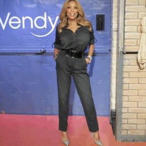 wendy williams denim jumpsuit